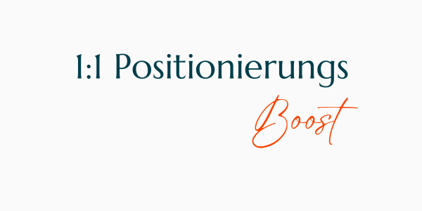 Kristine Löchner<br />
Business Mentoring<br />
Positionierungs Boost<br />
Positionierung